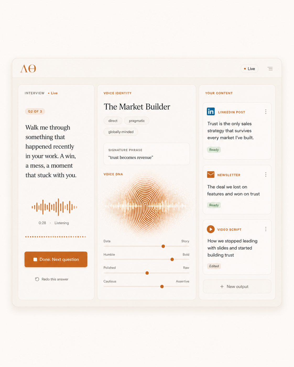 Your voice DNA, mapped